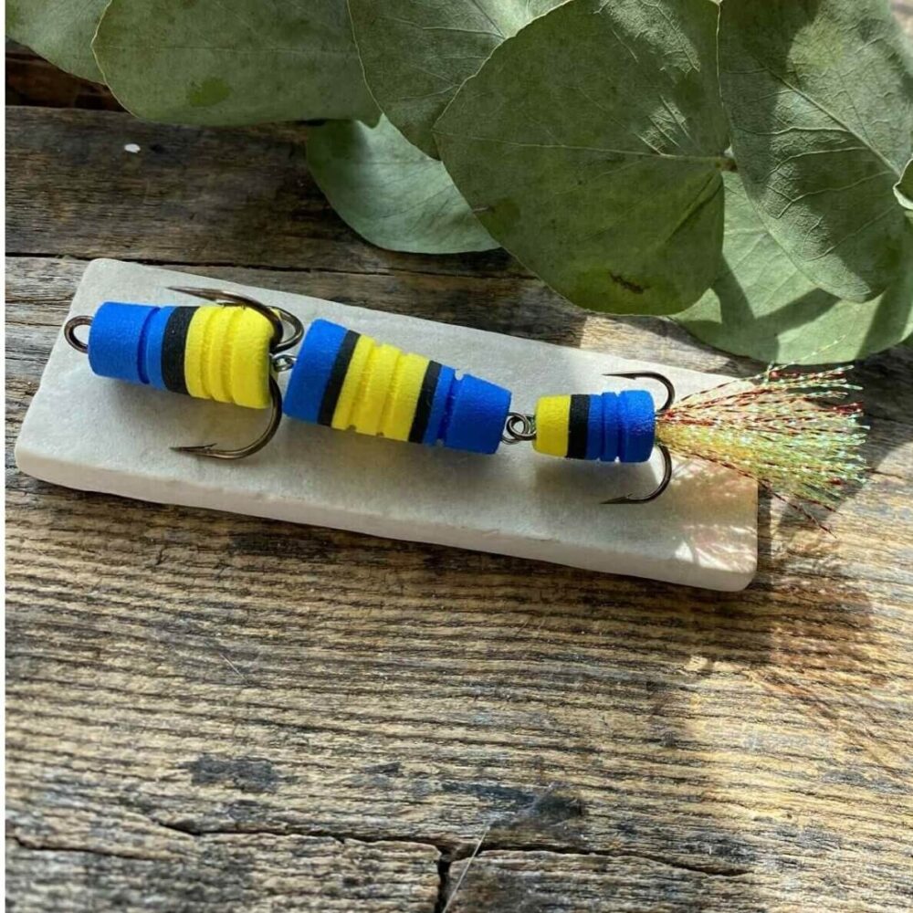 Mandula plaukiantis masalas starkių žūklei Vibra 8 cm.