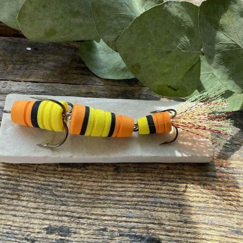 Mandula plaukiantis masalas starkių žūklei Vibra 8 cm.