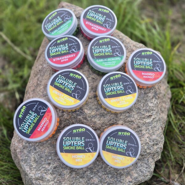 STEG vafteriai Soluble Upters Smoke Ball 8-10mm 30g (įvairių rūšių)