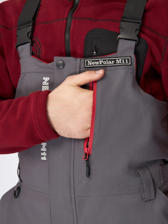 Žieminis kostiumas Alaskan NewPolar M11 red/gray/black M - Image 7