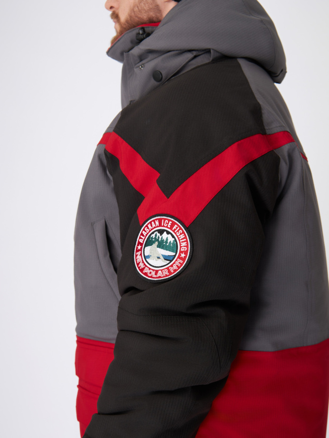 Žieminis kostiumas Alaskan NewPolar M11 red/gray/black M - Image 6